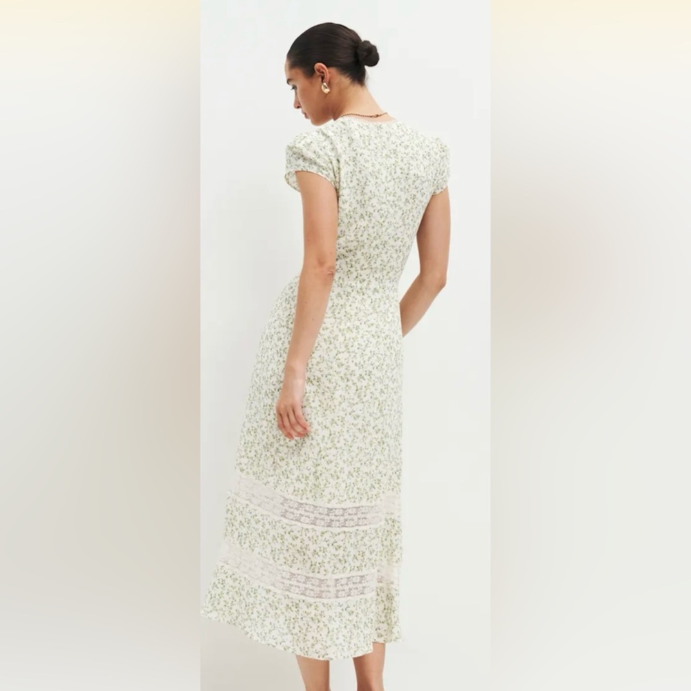 NWT Reformation Lewa Dress in Ivy - Picture 2 of 3